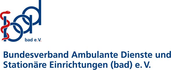Logo Bundesverband Ambulante Dienste undStationäre Einrichtungen (bad) e.V.