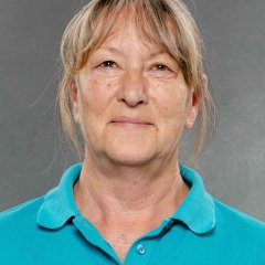 Porträtaufnahme der Mitarbeiterin der Krankenpflegestation Steffi Buballa. Steffi Buballa.